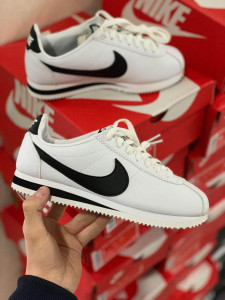    Nike Cortez White Leather ( )     43