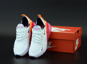   Nike Air Max 270 White Orange Red (      /)  36-40