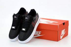  Nike Air Force 1 Low Black White 38