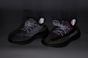    Adidas Yeezy Boost 350 Black Reflective (  ) 8