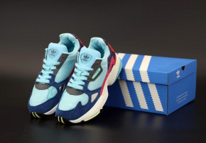   Adidas Falcon Blue White ( )