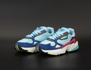   Adidas Falcon Blue White ( ) 5