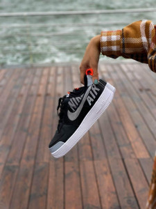   Nike Air Force 1 AF Black White Grey (     1  -) 3