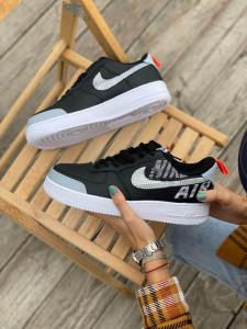   Nike Air Force 1 AF Black White Grey (     1  -) 5