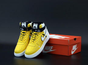   Nike Air Force 1 AF Mid White Yellow , , 44