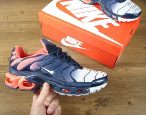   Nike Air Max Tn Plus Navy Blue Red (   ) 8