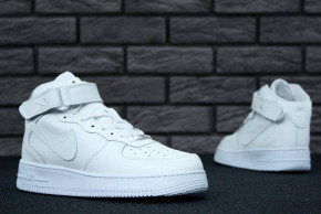  Nike Air Force 1 High White (         36-45) 5