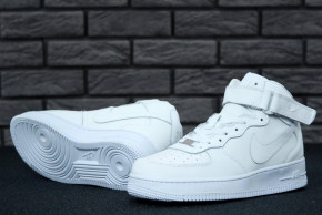  Nike Air Force 1 High White (         36-45) 6