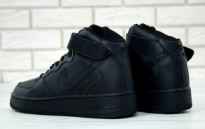     Nike Air Force 1 High Black 7