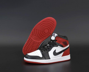    Nike Air Jordan 1 Retro Black White Red (    )