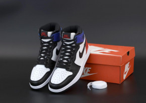    Nike Air Jordan 1 Retro White Red Black Blue (   ) 3