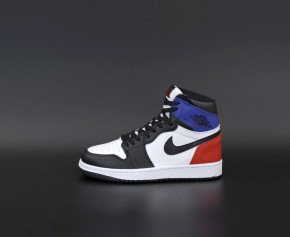    Nike Air Jordan 1 Retro White Red Black Blue (   ) 4