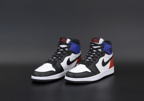    Nike Air Jordan 1 Retro White Red Black Blue (   ) 5