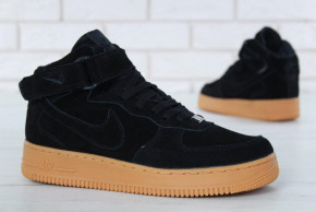      Nike Air Force 1 High Black Gum Winter 8