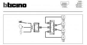  Bticino AXL TV  1 (H4202D) 4