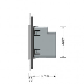  USB-A  USB-C 36W Livolo   (VL-C7FCUA18W.UC18W-2IP) 7