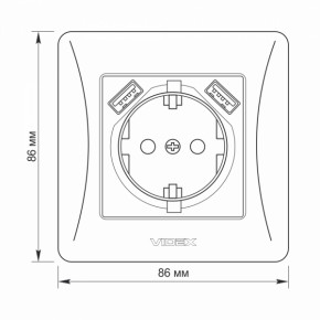      2USB  VIDEX BINERA (VF-BNSK1GU2-W) 6