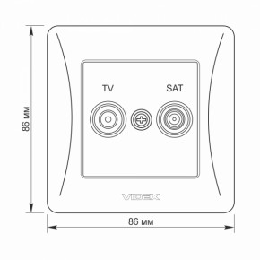  TV+SAT   VIDEX BINERA (VF-BNSK2TVSATE-W) 6