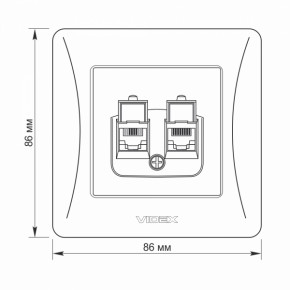  CAT6 CAT3   VIDEX BINERA (VF-BNSK2PC6TF3-CR) 6