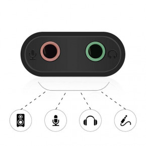   USB AUX jack, TRRS (Mic + Ear), ALC4042 15cm Ugreen  US205 (30143) 4