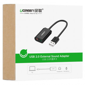   USB AUX jack, TRRS (Mic + Ear), ALC4042 15cm Ugreen  US205 (30724) 6