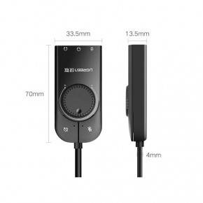   USB AUX jack, TRS(Mic + Ear) SSS1629 Ugreen  CM129 (40964) 4