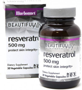   Bluebonnet Nutrition Resveratrol 500  30  (4384302925)