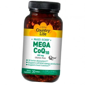  Country Life Mega CoQ-10 100 30  (70124005)