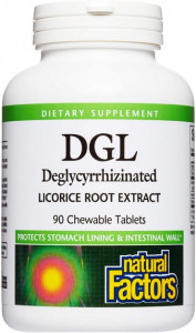   Natural Factors DGL 90  (4384303630)