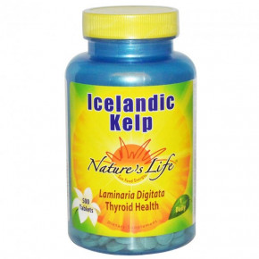   Nature's Life Icelandic Kelp 500  (4384303838)