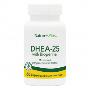 ϳ  Natures Plus DHEA-25 with BioPerine 60  