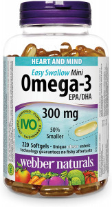   Webber Naturals Omega-3 Mini 220  (4384303458)