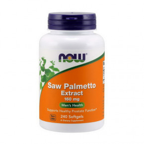   NOW Saw Palmetto Extract 160 mg 240 softgels