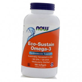   Now Foods Eco-Sustain Omega-3 180  (67128004)