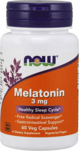  Now Foods Melatonin 3mg 60  (100-28-3949597-20)