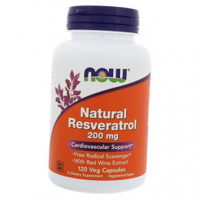   Now Foods Natural Resveratrol 200 120  (70128002)