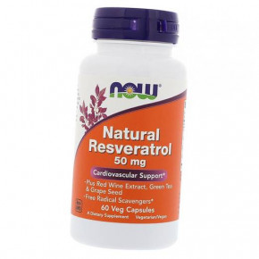   Now Foods Natural Resveratrol 50 60  (70128001)