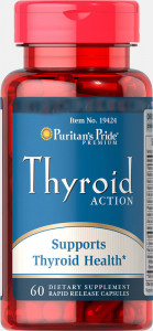   Puritan's Pride Thyroid Action 60  (4384301670)