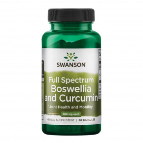   Swanson Full Spect Boswellia and Curcumin 60 Caps