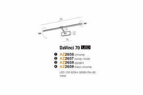    AZzardo DAVINCI 70 AZ2656 3