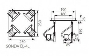  Kanlux SONDA EL-4L 4798 3