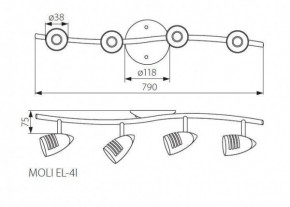  Kanlux MOLI EL-4I 7088 3