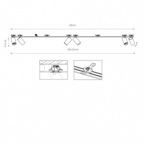  Nowodvorski 7687 MONO SURFACE VI WHITE/GOLD 3