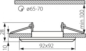   Kanlux MORTA CT-DSL50-B 18510 4