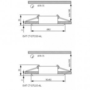   Kanlux EVIT CT-DTO50-AL 18561 4