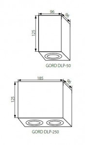   Kanlux GORD DLP 250-AL 25475 3