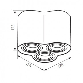   Kanlux BORD DLP-350-AL 25802 3