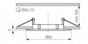   Kanlux LUTO CTX-DS02B-W 2580 3