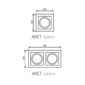   Kanlux ARET 1XMR16-W 26720 3