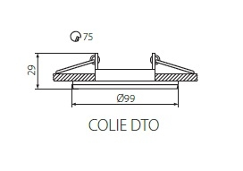   Kanlux COLIE DTO-G 26741 3